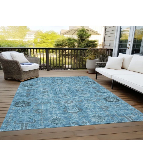 Chantille ACN697 Blue 3' x 5' Rug