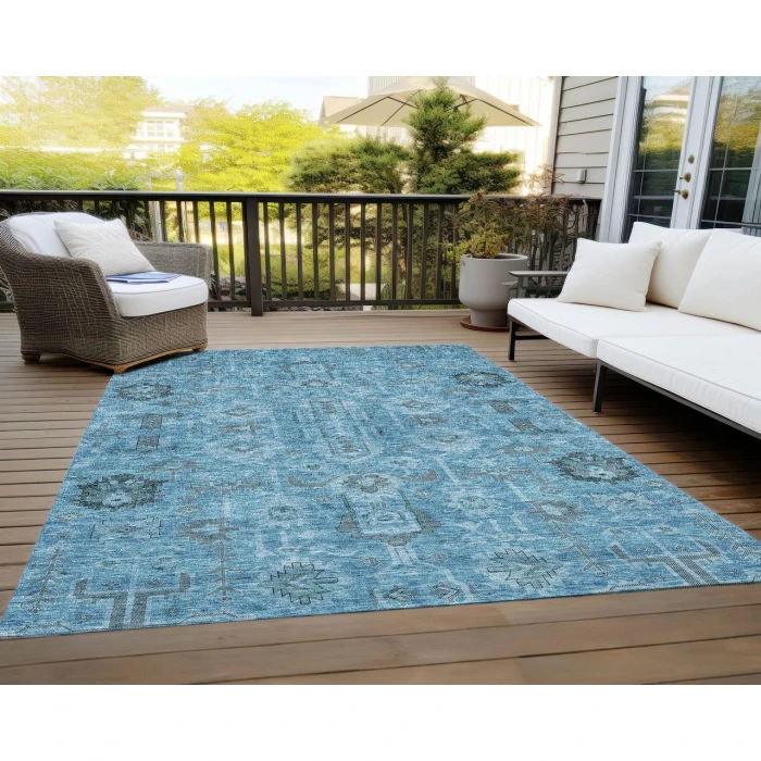Chantille ACN697 Blue 5' x 7'6" Rug