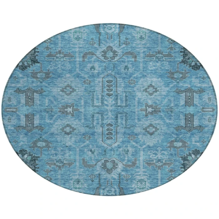 Chantille ACN697 Blue 8' x 8' Rug