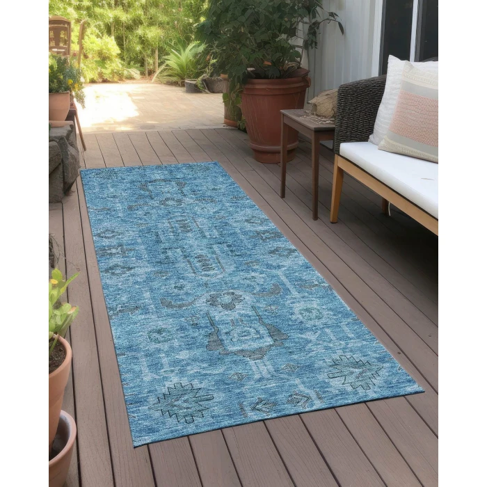 Chantille ACN697 Blue 2'3" x 7'6" Rug