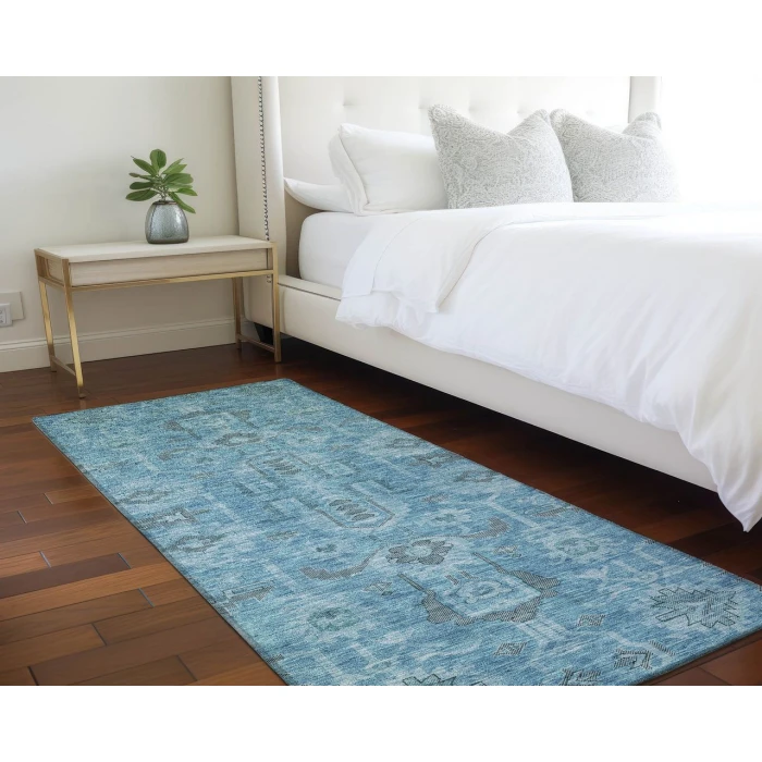 Chantille ACN697 Blue 2'3" x 7'6" Rug