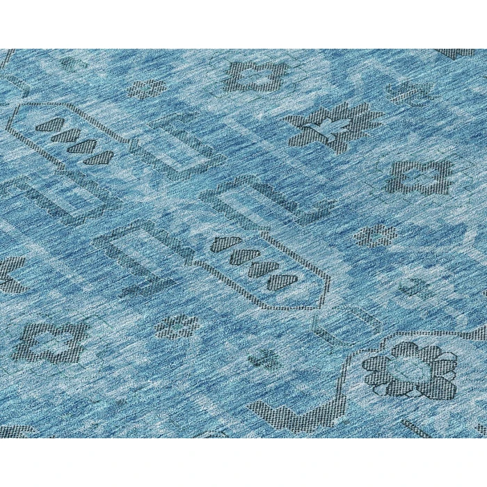 Chantille ACN697 Blue 5' x 7'6" Rug