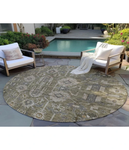 Chantille ACN697 Brown 8' x 8' Rug