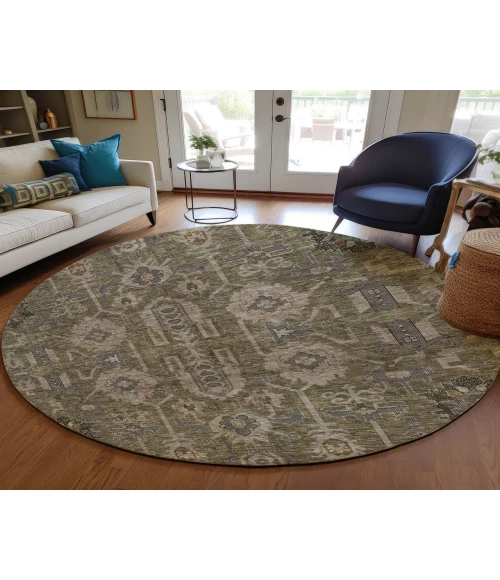 Chantille ACN697 Brown 8' x 8' Rug