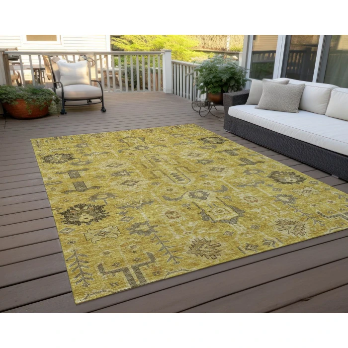 Chantille ACN697 Gold 9' x 12' Rug