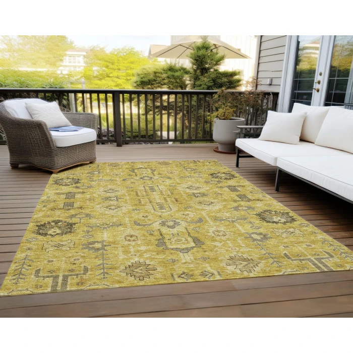 Chantille ACN697 Gold 9' x 12' Rug