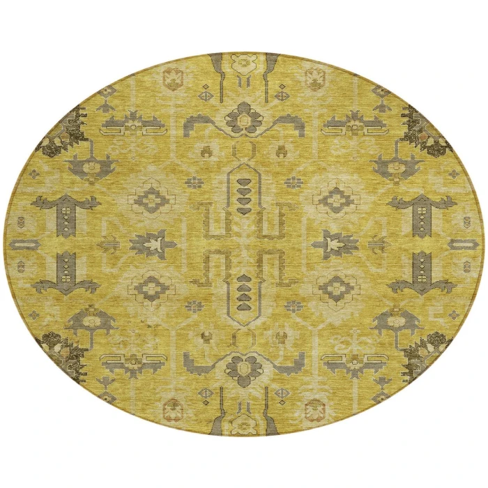 Chantille ACN697 Gold 8' x 8' Rug