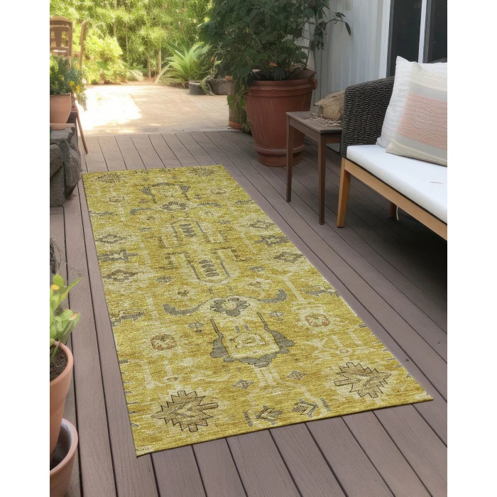 Chantille ACN697 Gold 2'3" x 7'6" Rug