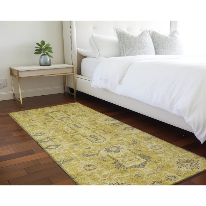 Chantille ACN697 Gold 2'3" x 7'6" Rug