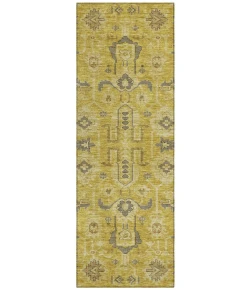 Addison Chantille ACN697 Gold 2 ft. 3 in. x 7 ft. 6 in. Runner Rug