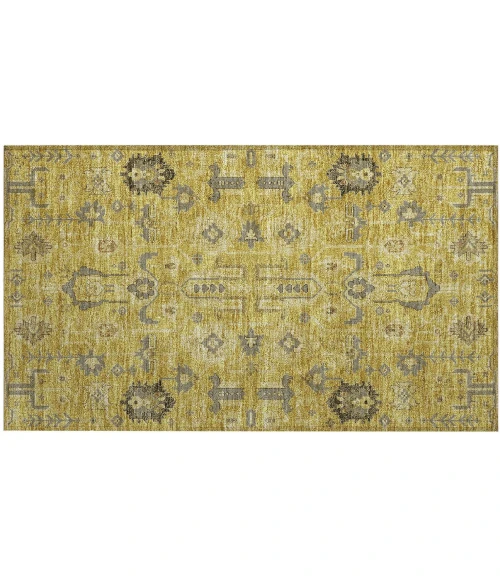 Chantille ACN697 Gold 1'8" x 2'6" Rug