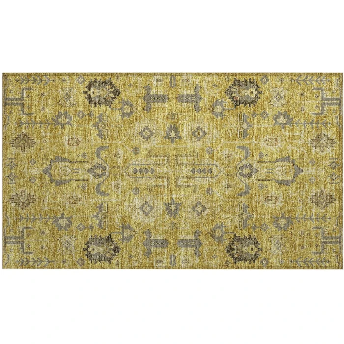 Chantille ACN697 Gold 1'8" x 2'6" Rug
