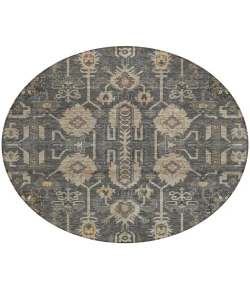 Addison Chantille ACN697 Gray 8 ft. x 8 ft. Round Rug