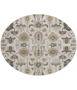 Addison Chantille ACN697 Ivory 8 ft. x 8 ft. Round Rug
