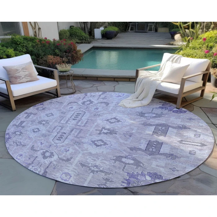 Chantille ACN697 Lavender 8' x 8' Rug