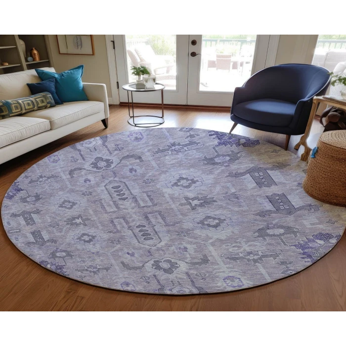 Chantille ACN697 Lavender 8' x 8' Rug