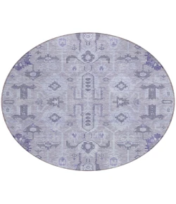 Addison Chantille ACN697 Lavender 8 ft. x 8 ft. Round Rug