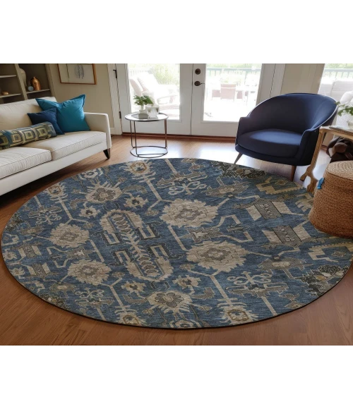 Chantille ACN697 Navy 8' x 8' Rug