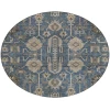 Addison Chantille ACN697 Navy 8 ft. x 8 ft. Round Rug