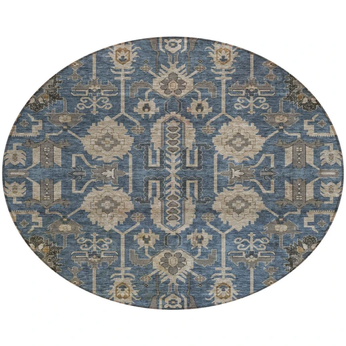 Chantille ACN697 Navy 8' x 8' Rug
