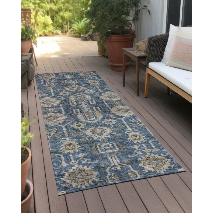 Chantille ACN697 Navy 2'3" x 7'6" Rug