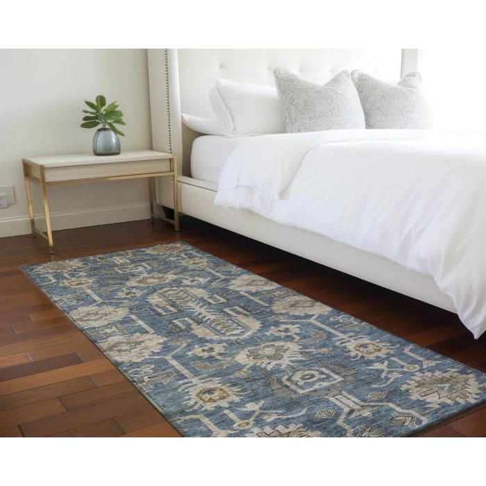 Chantille ACN697 Navy 2'3" x 7'6" Rug