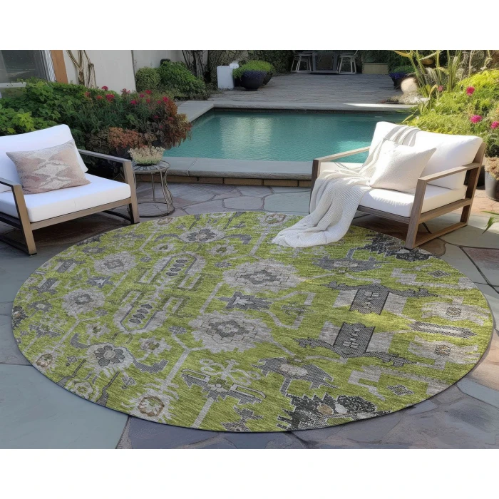 Chantille ACN697 Olive 8' x 8' Rug