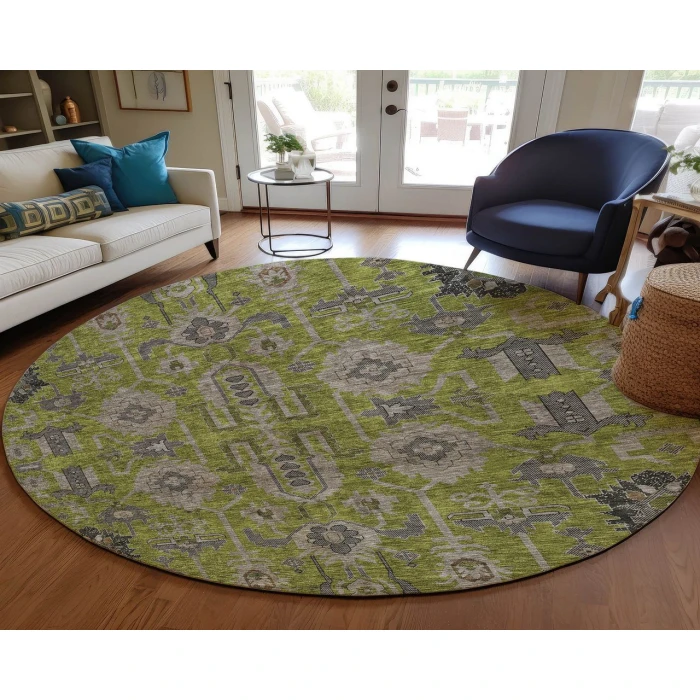 Chantille ACN697 Olive 8' x 8' Rug