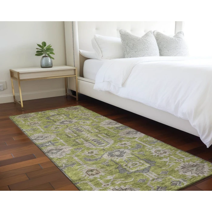Chantille ACN697 Olive 2'3" x 7'6" Rug