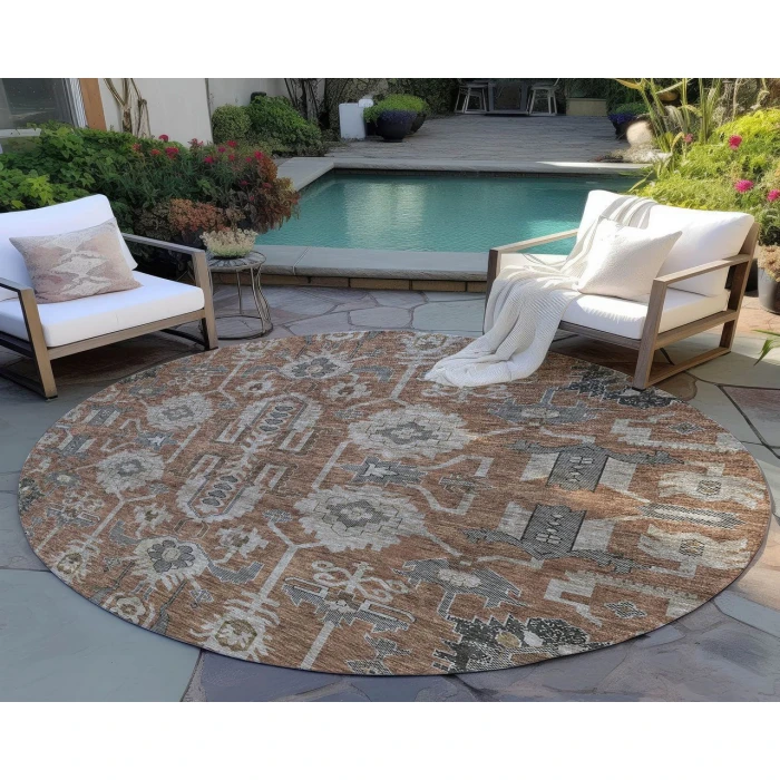 Chantille ACN697 Paprika 8' x 8' Rug