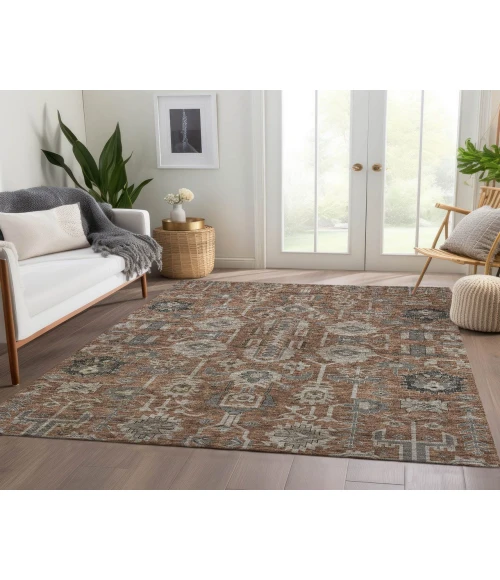 Chantille ACN697 Paprika 5' x 7'6" Rug