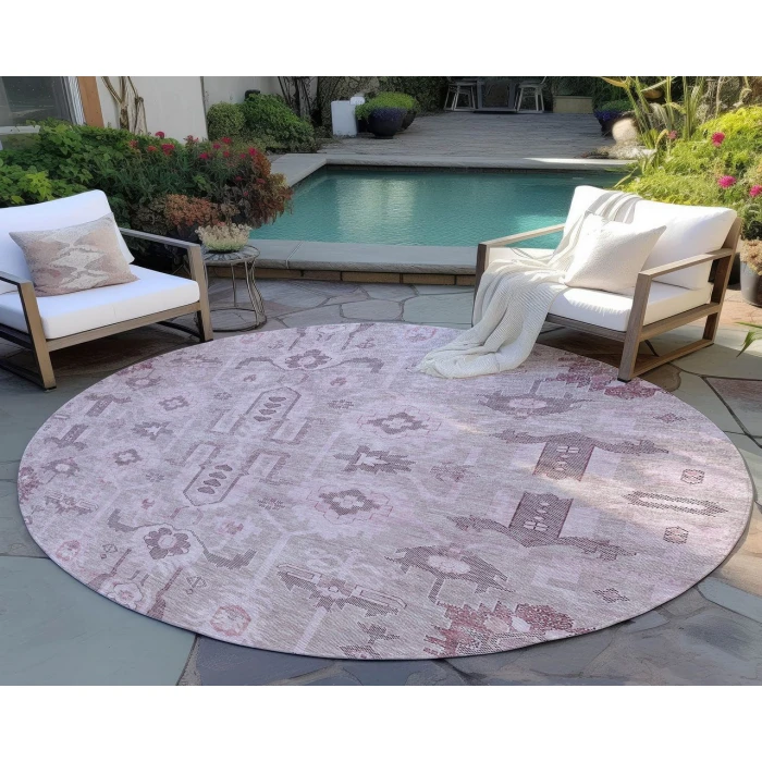 Chantille ACN697 Pink 8' x 8' Rug