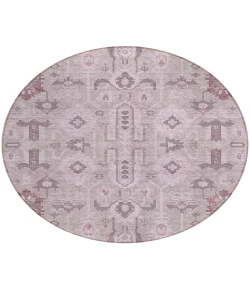 Addison Chantille ACN697 Pink 8 ft. x 8 ft. Round Rug