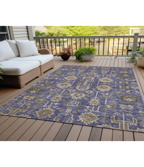 Chantille ACN697 Purple 3' x 5' Rug