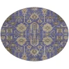 Addison Chantille ACN697 Purple 8 ft. x 8 ft. Round Rug