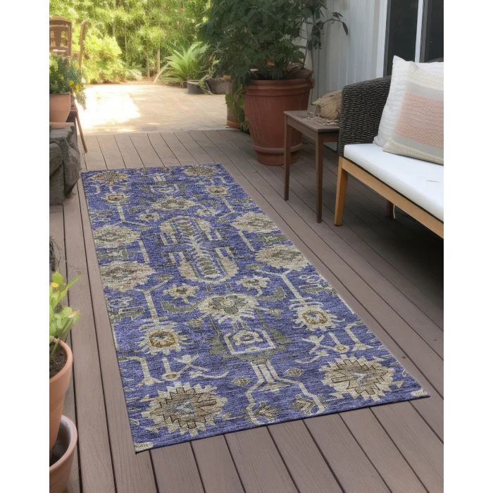 Chantille ACN697 Purple 2'3" x 7'6" Rug