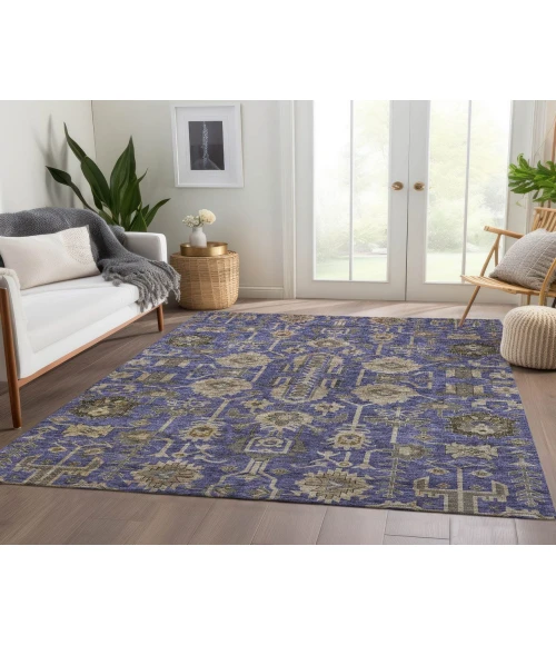 Chantille ACN697 Purple 3' x 5' Rug