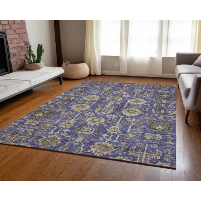 Chantille ACN697 Purple 8' x 10' Rug