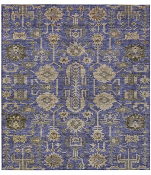 Chantille ACN697 Purple 3' x 5' Rug
