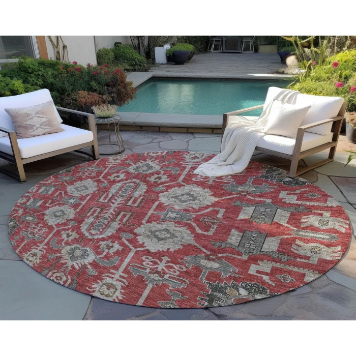 Chantille ACN697 Red 8' x 8' Rug