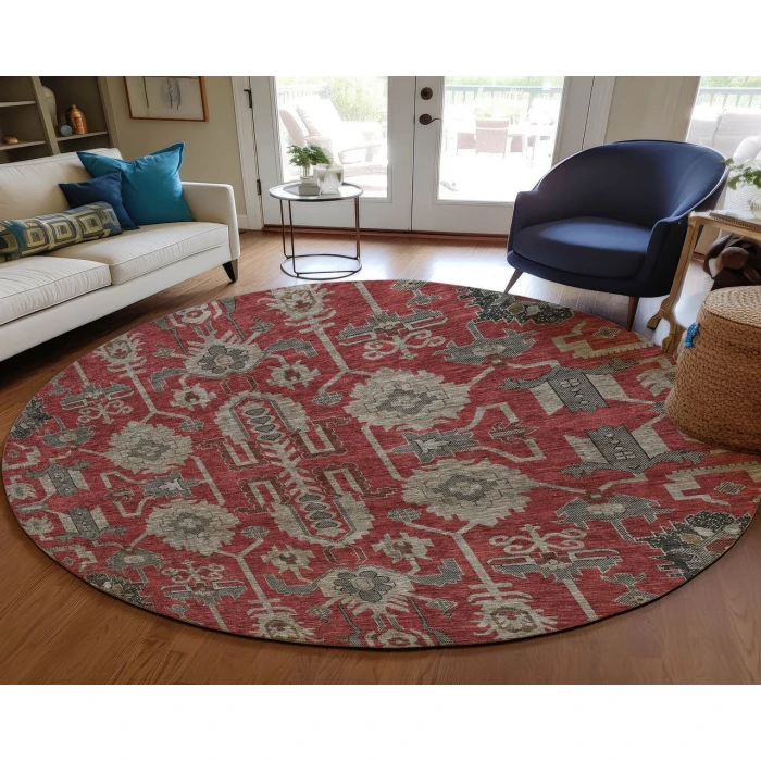 Chantille ACN697 Red 8' x 8' Rug