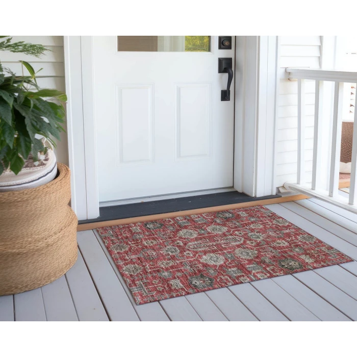 Chantille ACN697 Red 1'8" x 2'6" Rug