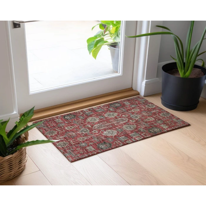 Chantille ACN697 Red 1'8" x 2'6" Rug