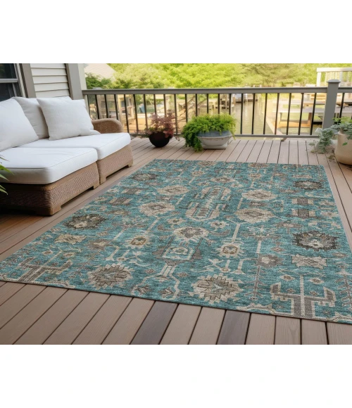 Chantille ACN697 Teal 5' x 7'6" Rug