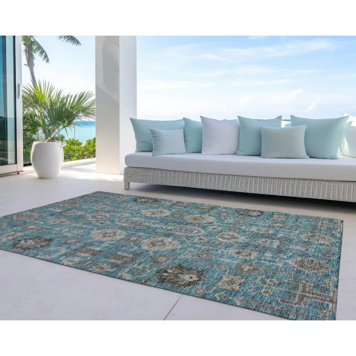 Chantille ACN697 Teal 8' x 10' Rug