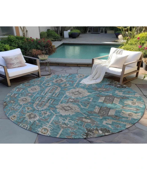 Chantille ACN697 Teal 8' x 8' Rug