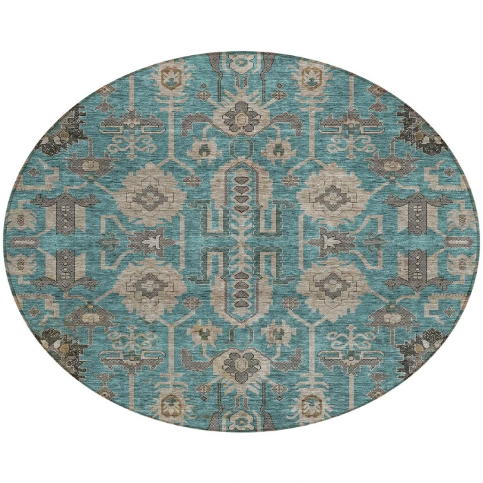 Chantille ACN697 Teal 8' x 8' Rug