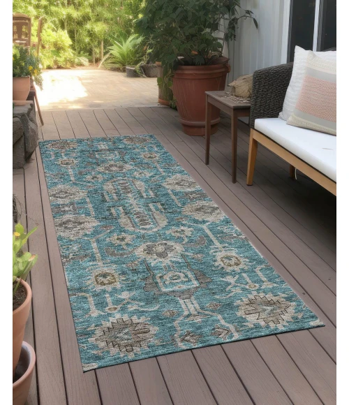 Chantille ACN697 Teal 2'3" x 7'6" Rug