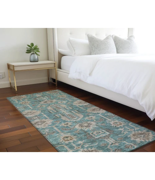 Chantille ACN697 Teal 2'3" x 7'6" Rug