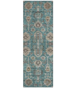 Addison Chantille ACN697 Teal 2 ft. 3 in. x 7 ft. 6 in. Runner Rug